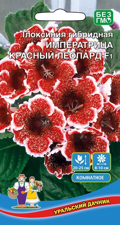 Глоксиния Императрица красный леопард - гибридная F1 (УД) цв.п 5 шт
Глоксиния Императрица красный леопард - гибридная F1 (УД) цв.п 5 шт