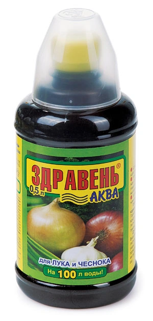 Удобрение Здравень АКВА для лука и чеснока 50 мл