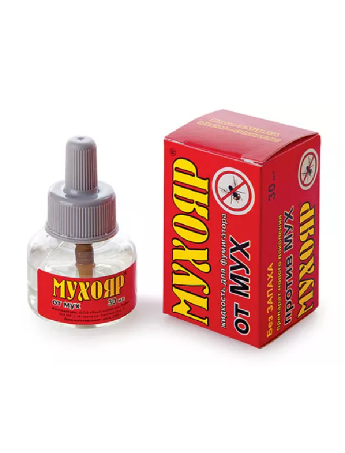 

Мухояр жидкость, лак, липкая лента от мух