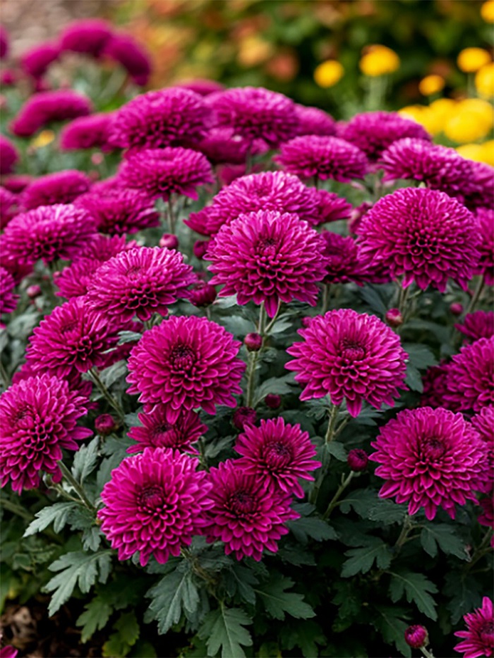 

Хризантема Мультифлора Черри Пурпл ASF 1 шт Р9