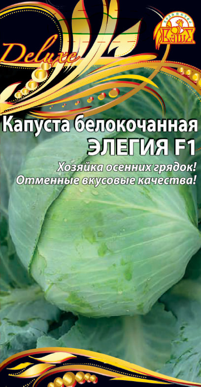 Капуста белокочанная Элегия F1 (Селекция "ВХ") 0,3 гр цв.п.