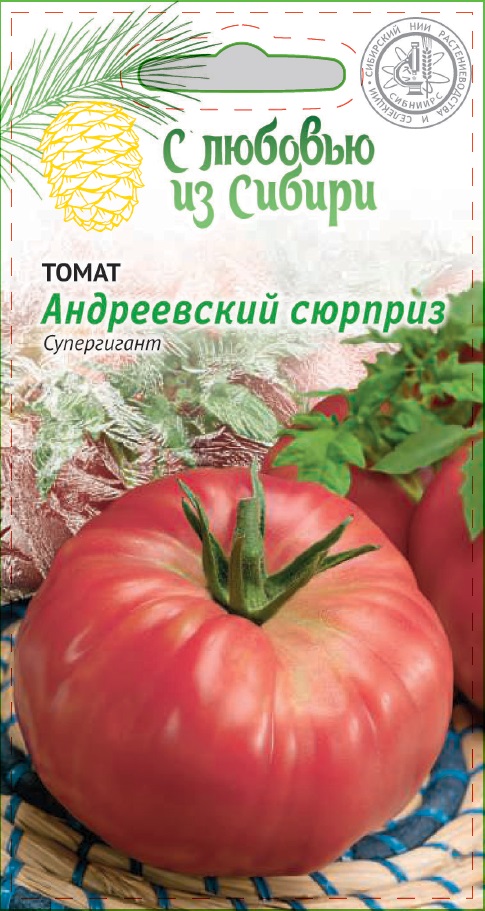 Томат Андреевский сюрприз 0,05г цв.п (Сибирская серия) КЭШБЭК 25% семена томат комнатный сюрприз