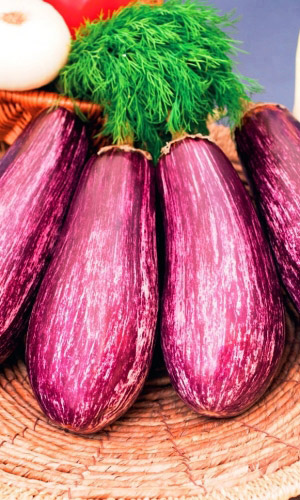 Баклажан Пестрая Лента (УД) 20 шт цв.п.