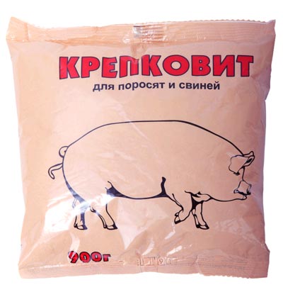 Кормовая добавка Крепковит для поросят и свиней 900 гр глубокая подстилка для свиней и поросят биохелпер хрюша зимняя 300 гр