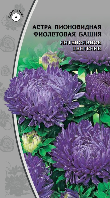 

Астра пионовидная Фиолетовая башня 0,2 гр