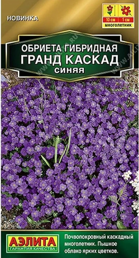 

Обриета Гранд каскад синяя (Аэлита) 0,05 гр цв п