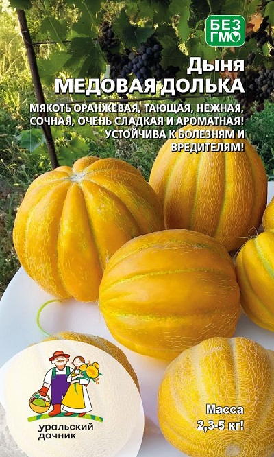 Дыня Медовая долька (УД) 10 шт цв.п.