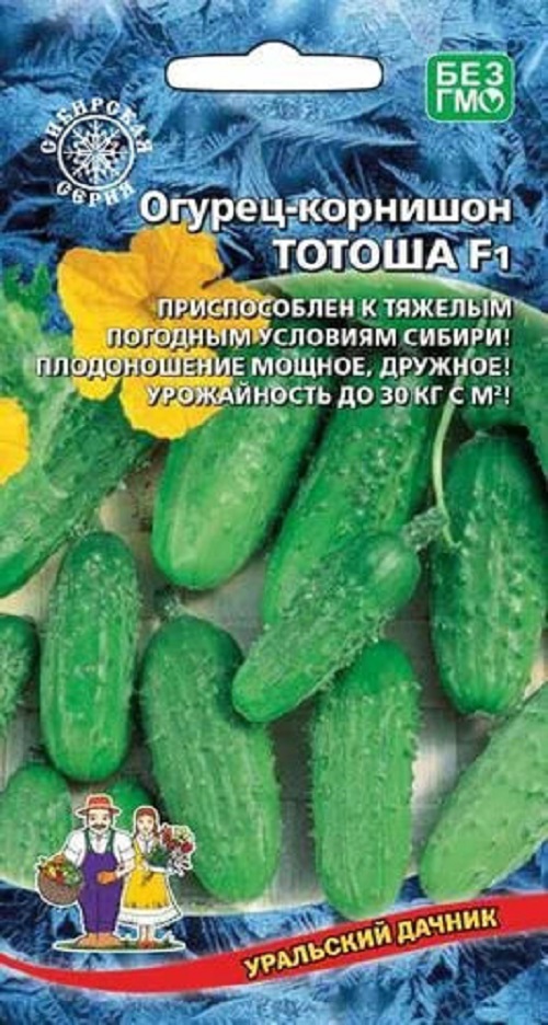 

Огурец Тотоша - корнишон F1 (УД) 10 шт