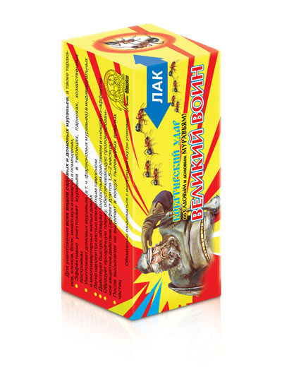 Великий Воин лак против садовых и домашних муравьев