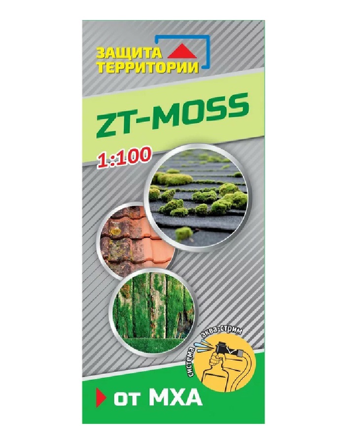 Защита территории ZT-moss от мха, концентрат для системы «Аква-Стрим 1:100»