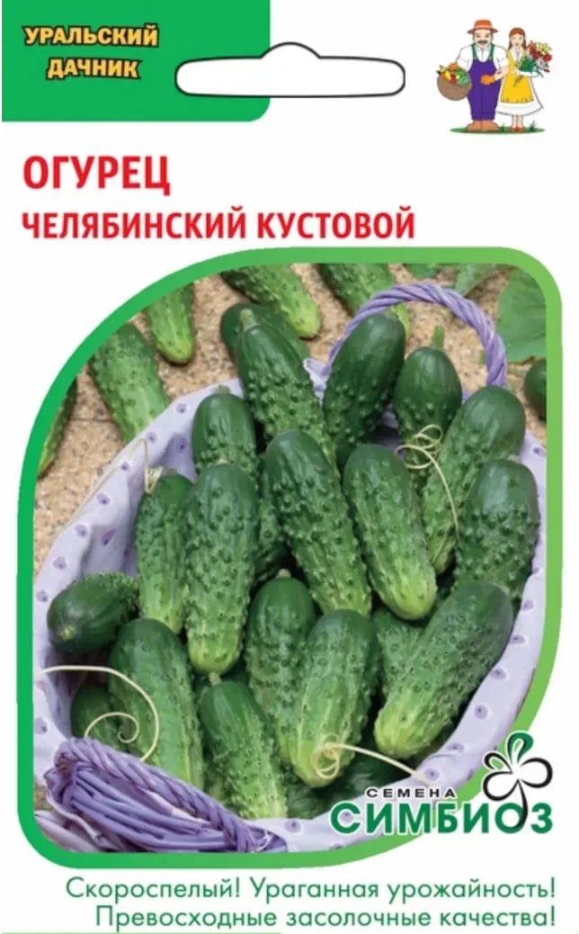 

Огурец Челябинский кустовой УД 12 шт цв.п. (Симбиоз)