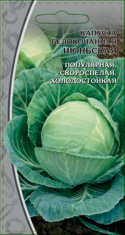 Капуста белокочанная Июньская 1 гр  цв.п
