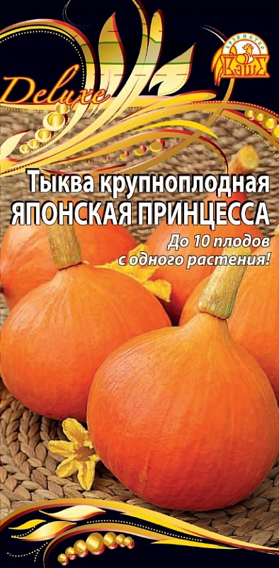 Тыква крупноплодная Японская принцесса (Селекция "ВХ") 2 гр. цв.п.