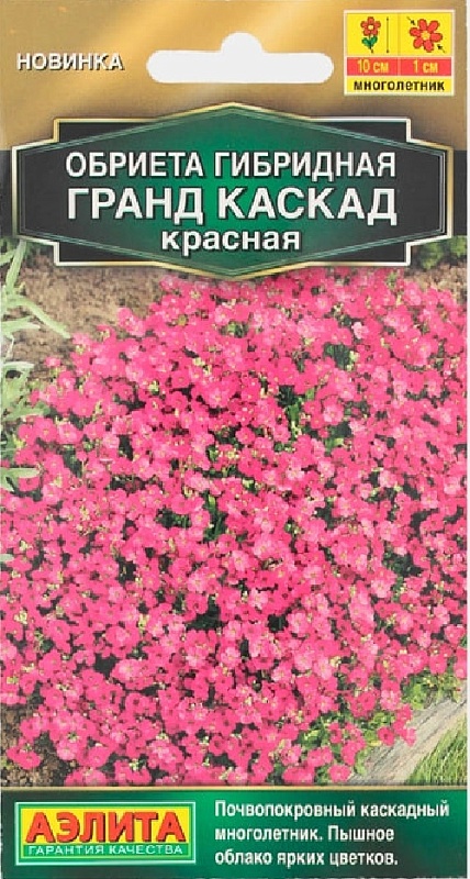 Обриета Гранд каскад красная (Аэлита) 0,05 гр цв п
