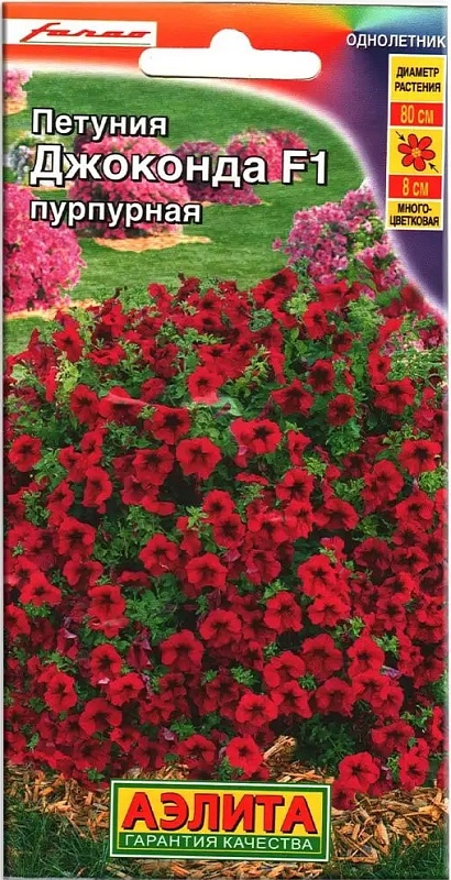 Петуния Джоконда F1 пурпурная (Аэлита) 5 шт