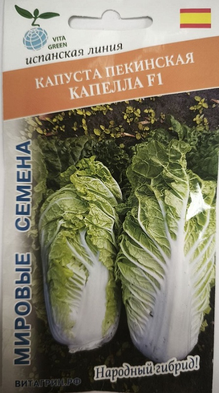Капуста пекинская Капелла F1 (Greentime) 10шт, цв.п.
