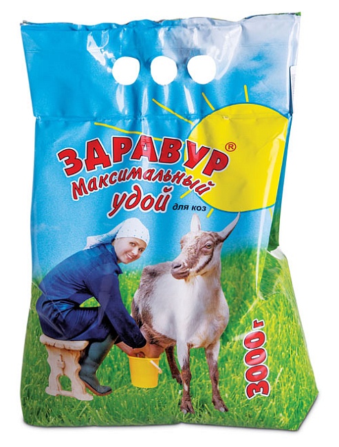 Кормовая добавка Здравур максимальный удой для коз 3 кг