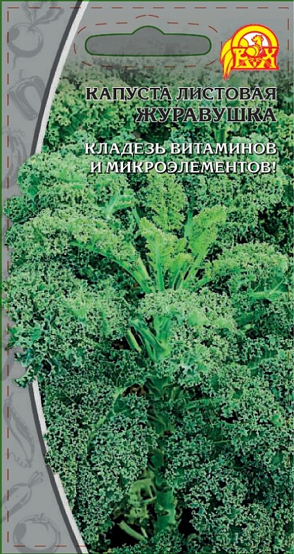 Капуста листовая Журавушка (Селекция "ВХ") 0,3 гр цв.п.