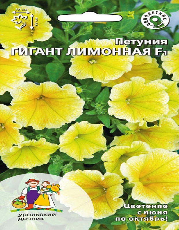 Петуния Гигант лимонная F1 (УД) 10 шт
