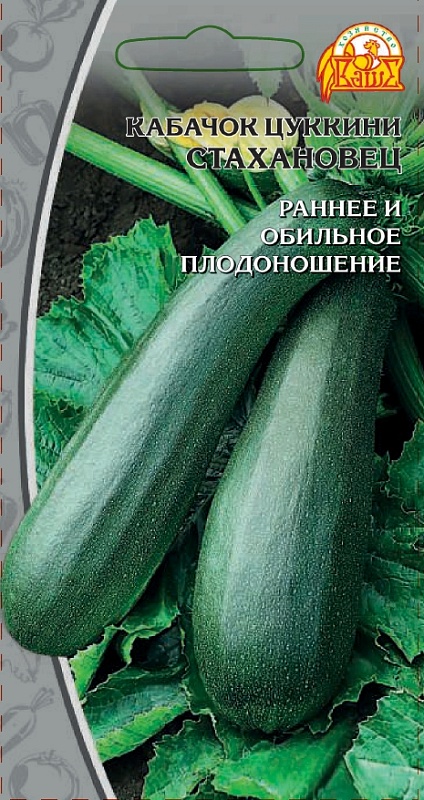 Кабачок Цуккини Стахановец (Селекция "ВХ") 1 гр. цв.п