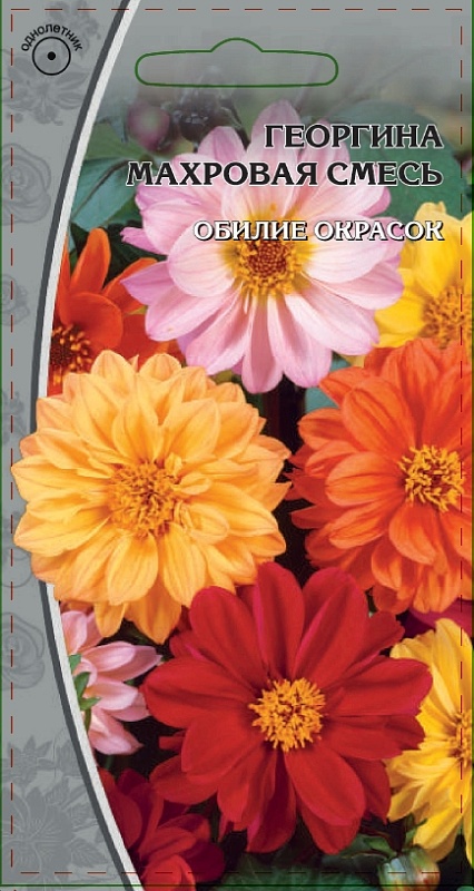 Георгина Махровая смесь  0,3 гр