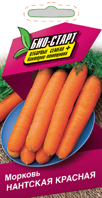 Морковь Нантская 4 2 гр цв.п (Био-старт)
