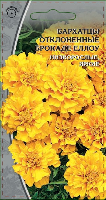 Бархатцы отклоненные Брокад Еллоу 0,5 гр