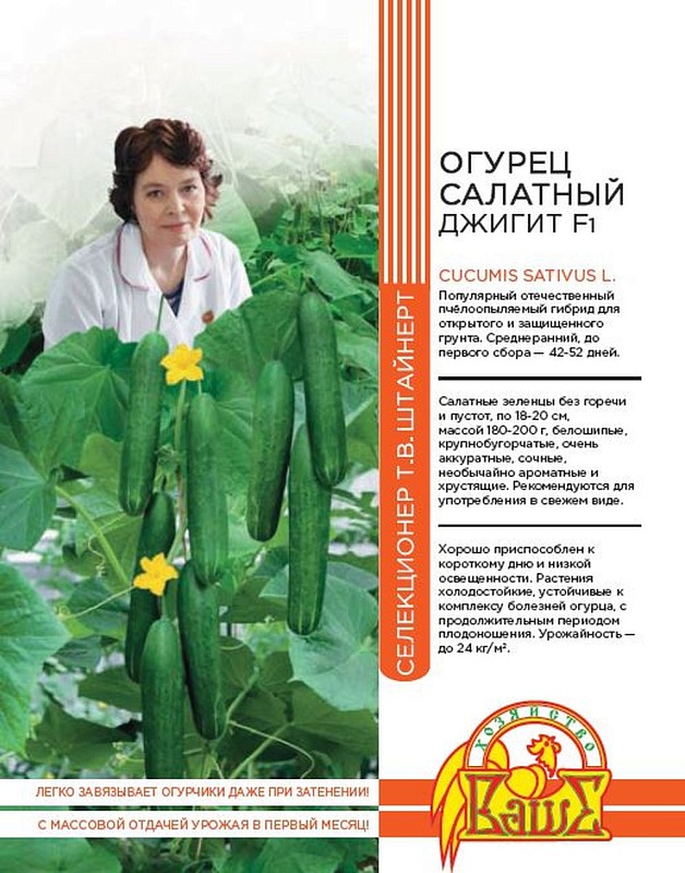 Огурец Джигит F1 10 шт.цв.п (Штайнерт)