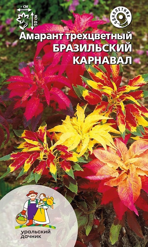 Амарант Бразильский карнавал, трехцветный (УД) 0,05 гр цв п
