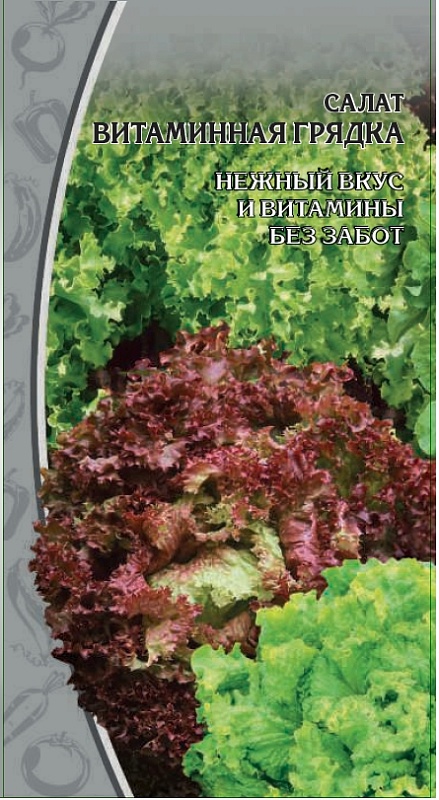 Салат Витаминная грядка 1 гр цв.п