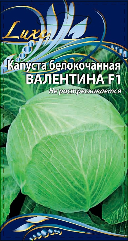 Капуста белокочанная Валентина F1 0,2 гр цв.п