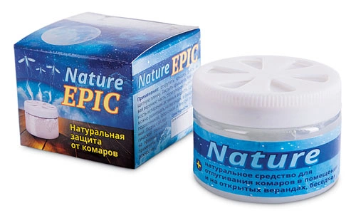 Гель-репелент на эфирных маслах NATURE EPIC 50 мл.